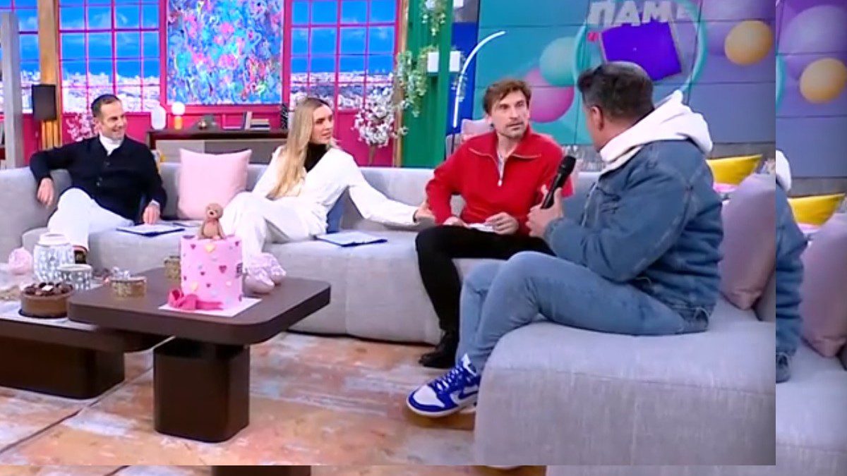 Ο άβολος διάλογος του Δημήτρη Ουγγαρέζου με τον Άρη Καβατζίκη στοι Πάμε Δανάη