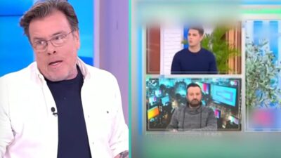 Ο Παπανώτας στο Happy Day μιλώντας για τον Πανόπουλο