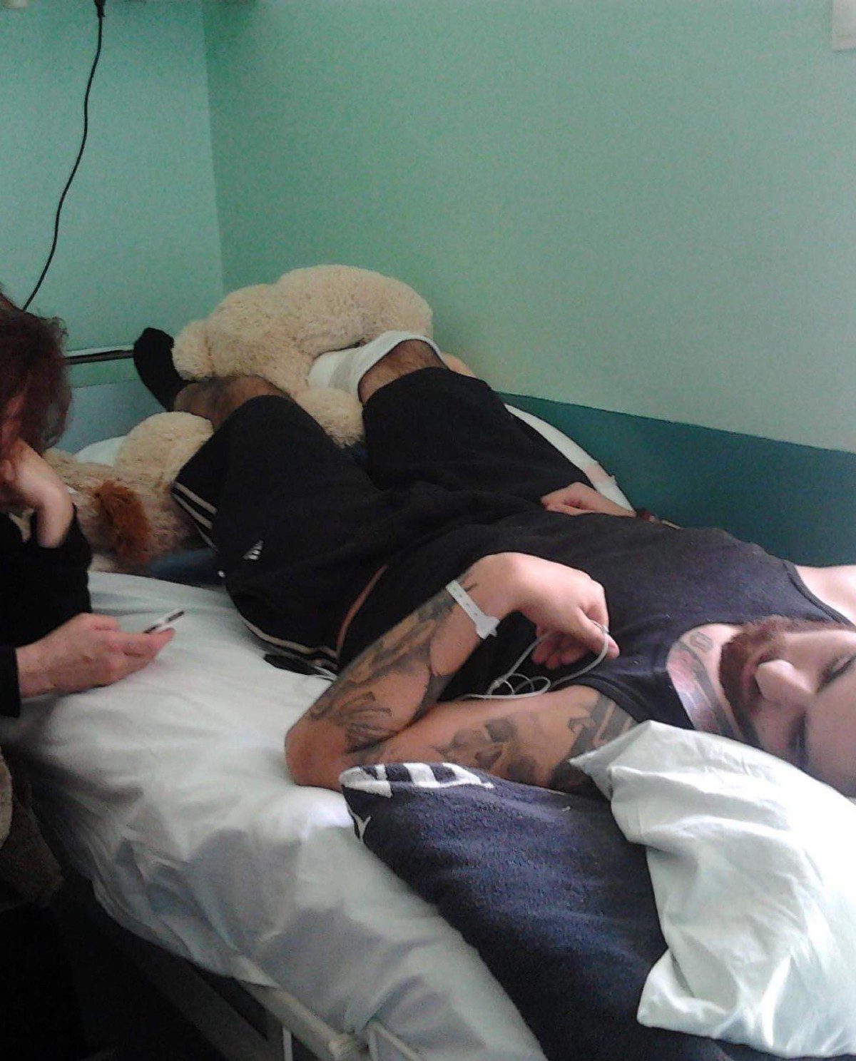 Ο Ετεοκλής Παύλου στο νοσοκομείο