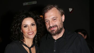Ο Χρήστος Φερεντίνος και η Σοφία Παυλίδου