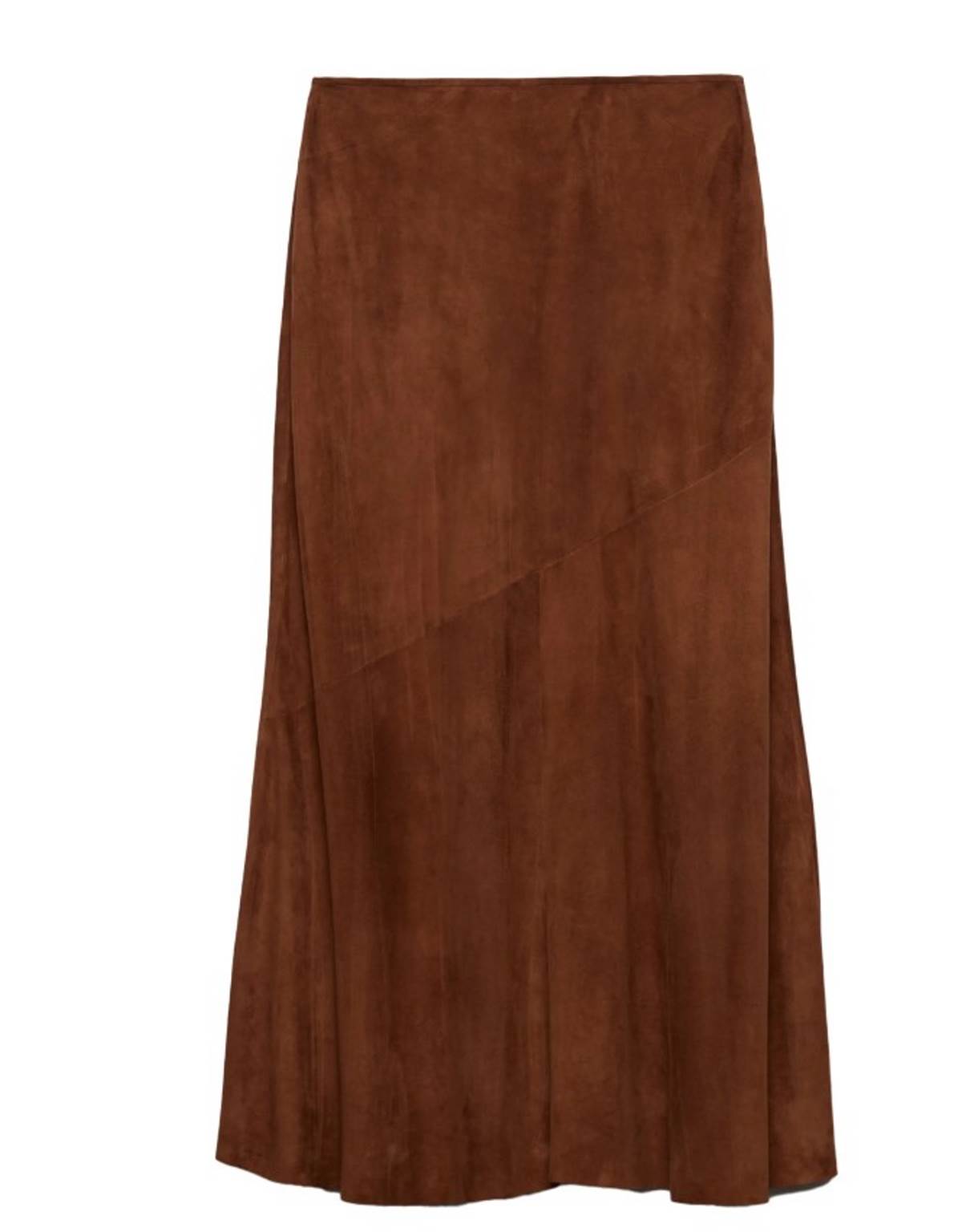 σουέτ καφέ φούστα Prada