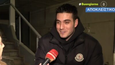 Ο Γιώργος Κακοσαίος στην κάμερα του Buongiorno