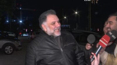 Ο Γρηγόρης Αρναούτογλου σε δηλώσεις του