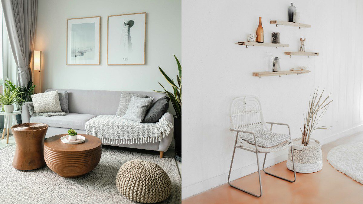 Ένα σαλόνι και μια τραπεζαρία