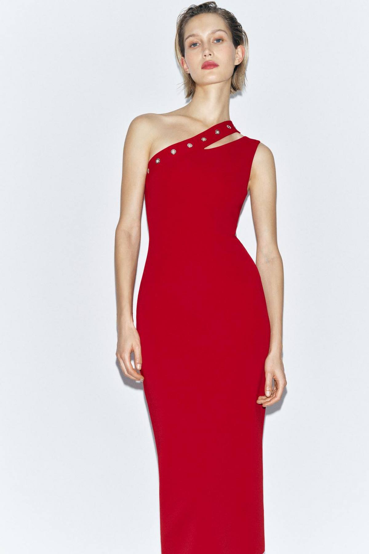 κόκκινο φόρεμα zara