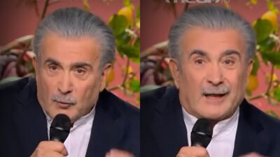 Ο Λάκης Λαζόπουλος στο πλατό του μεγκα μιλάει για τα Τέμπη
