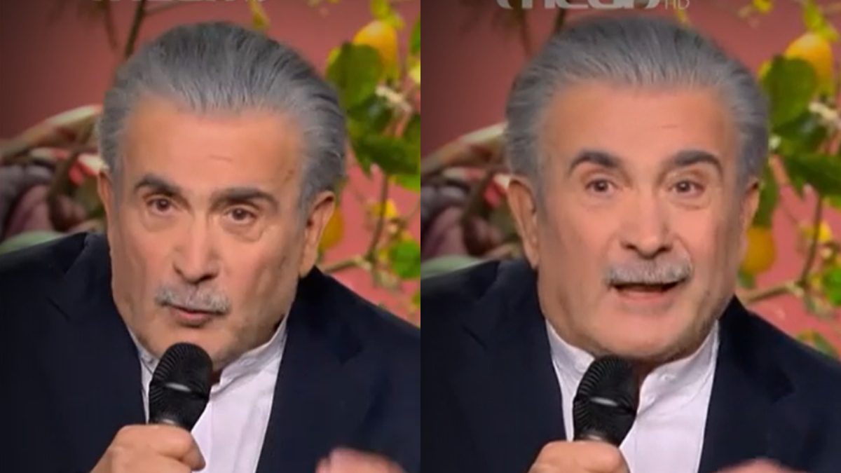 Ο Λάκης Λαζόπουλος στο πλατό του μεγκα μιλάει για τα Τέμπη