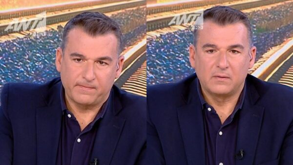 Ο Λιάγκας στο πλατό του ΑΝΤ1