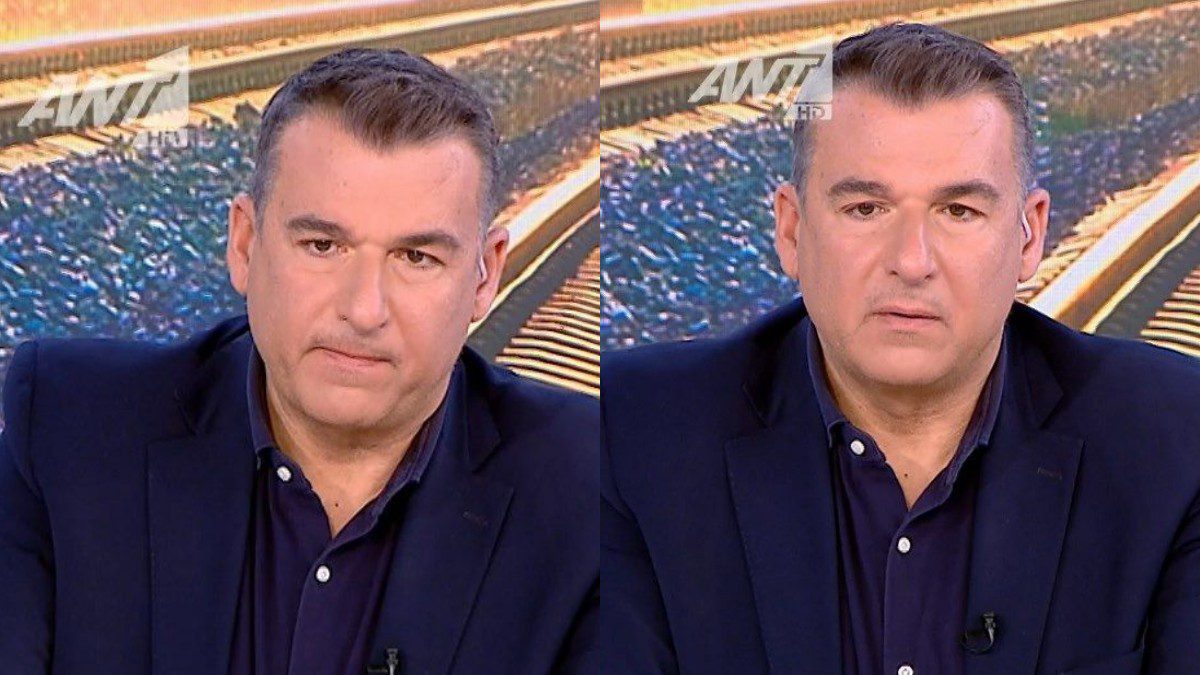 Ο Λιάγκας στο πλατό του ΑΝΤ1