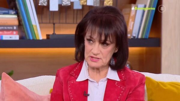 Η Μαρίνα Βλαχάκη στο πλατό του Buongiorno