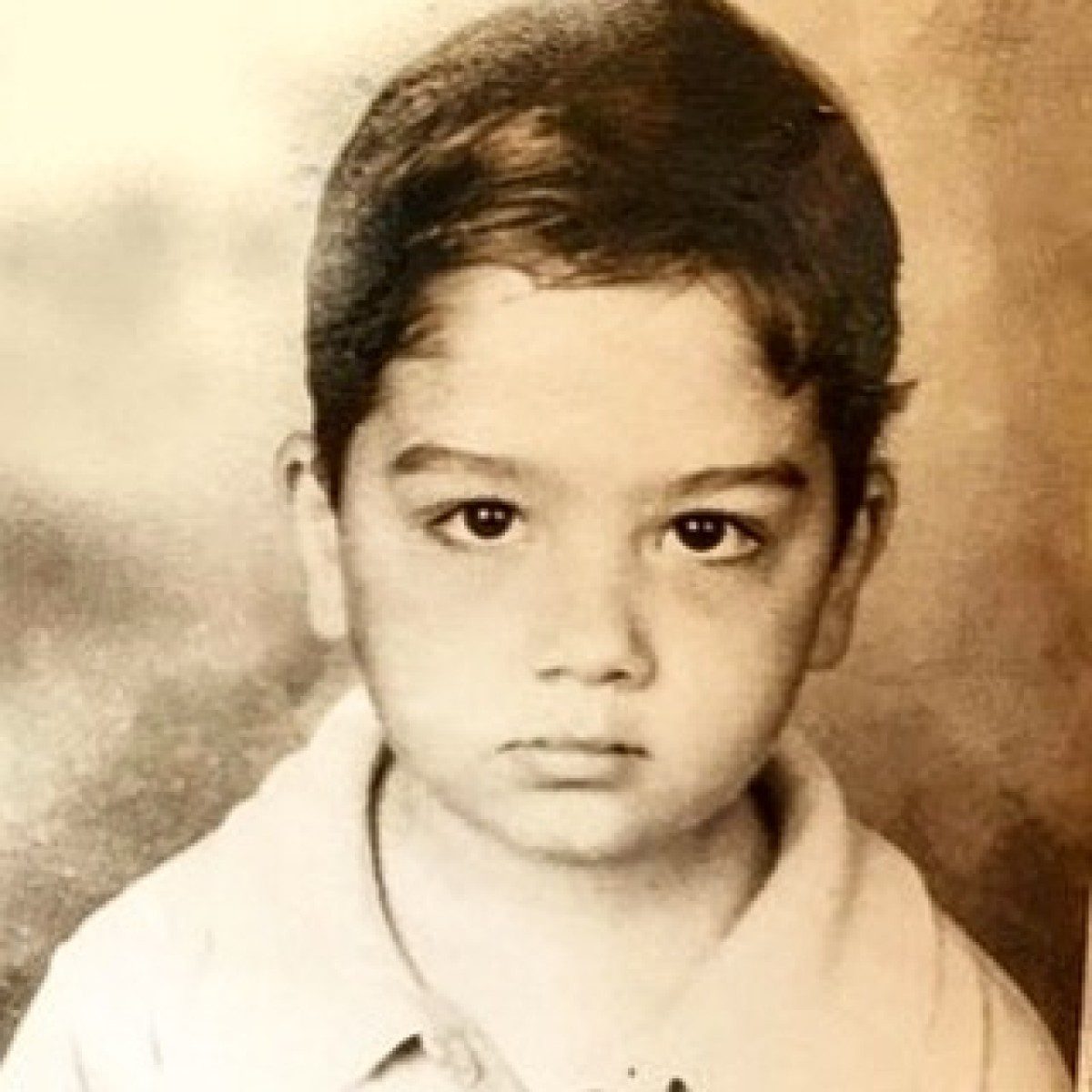 Ο Χρήστος Μάστορας σε μικρή ηλικία