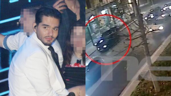 Ο Χρήστος Μάστορας και στιγμιότυπο πριν την σύλληψή του