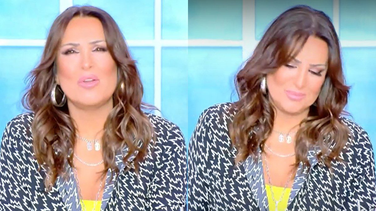 Η Ναταλία Γερμανού στο πλατό του αλφα