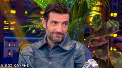 Ο Νίκος Κουρής στο πλατό του The 2night show