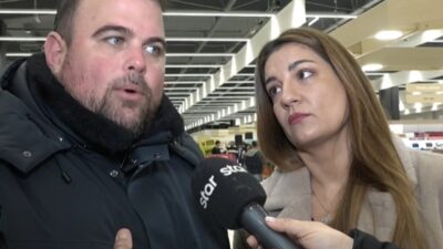 Ο Νίκολας Ράπτης και η Ελίνα Παπίλα στο Breakfast at Star.