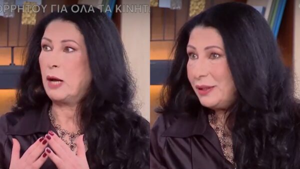 Η Ντέσσυ κουβελογιάννη στο πλατό του mega