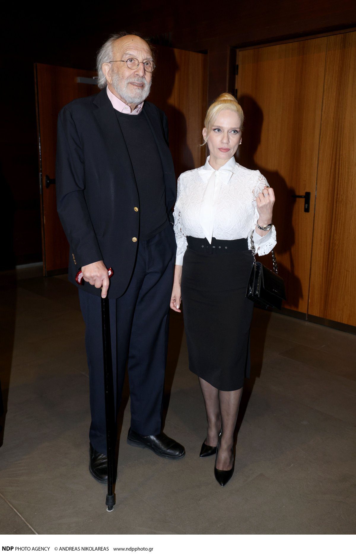 Η Τζένη Οικονόμου και ο Αλέξανδρος Λυκουρέζος σε βραδινή έξοδο