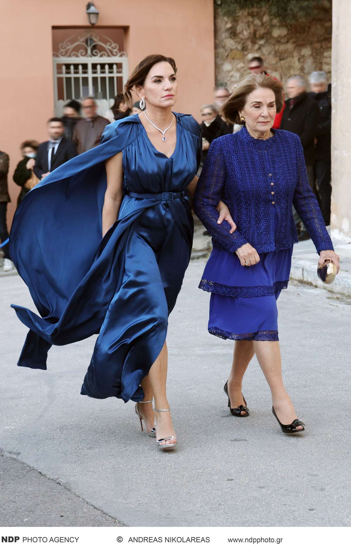 Η Όλγα Κεφαλογιάννη στον γάμο ντε Γκρες