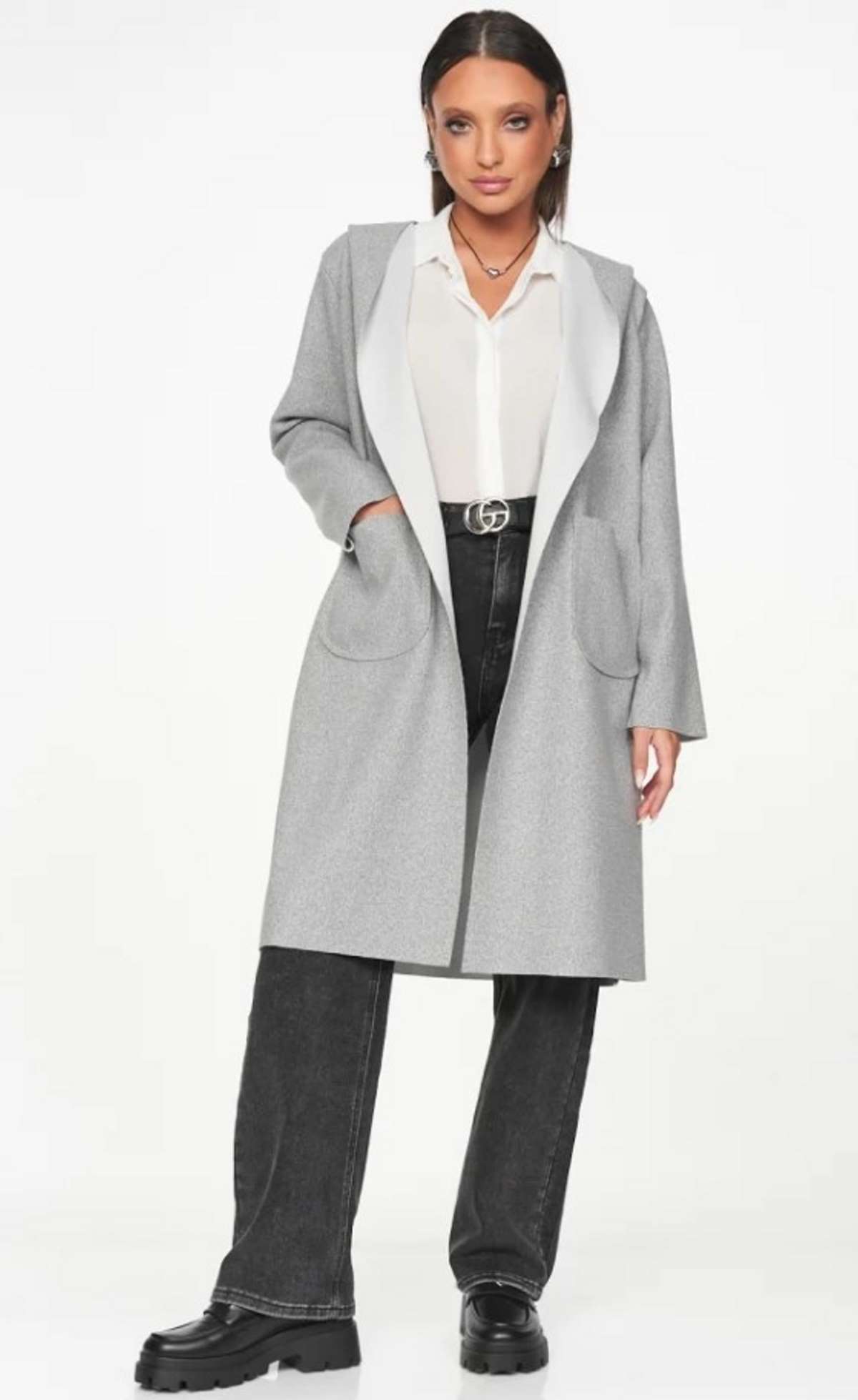 γκρι παλτό decoro