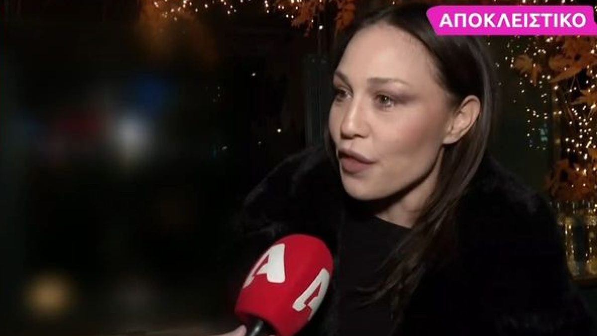 Η Πηνελόπη Αναστασοπούλου στην κάμερα του Super Κατερίνα