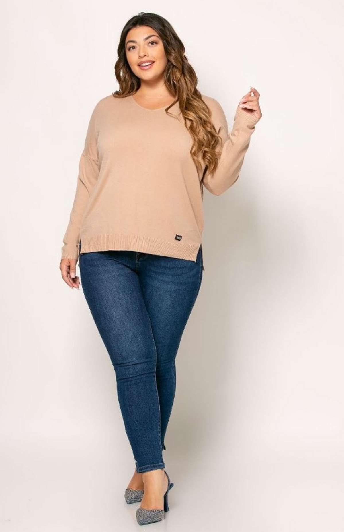 μπεζ μπλούζα kazi line