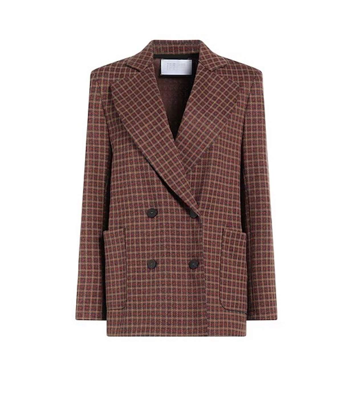 καρό σταυρωτό σακάκι