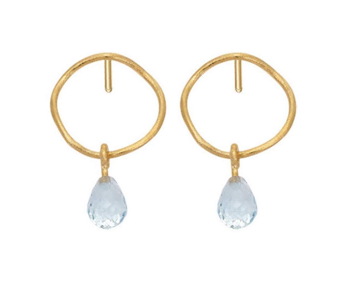 σκουλαρίκια από χρυσό krinaki