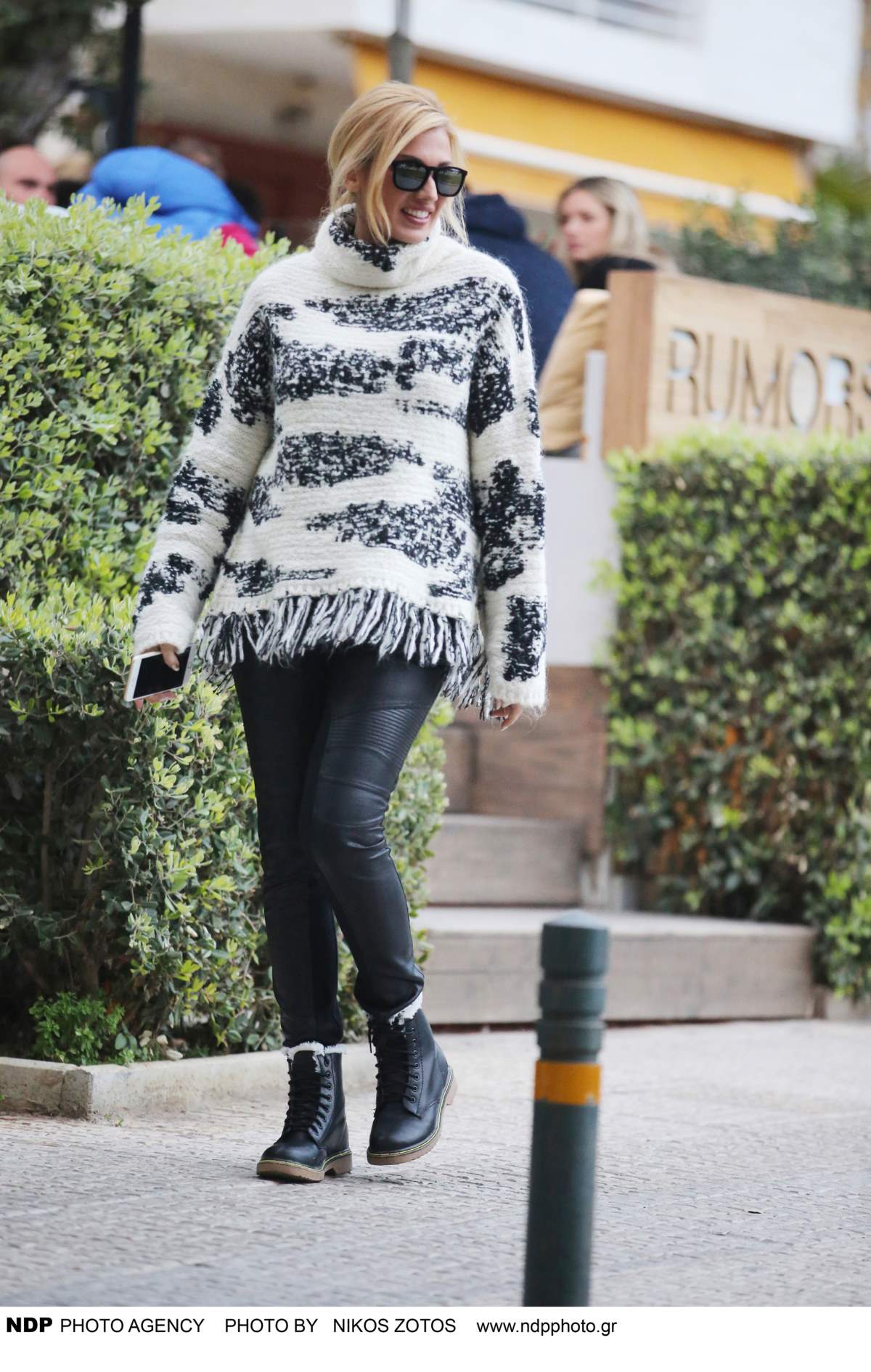 Η Κωνσταντίνα Σπυροπούλου σε βόλτα το 2015