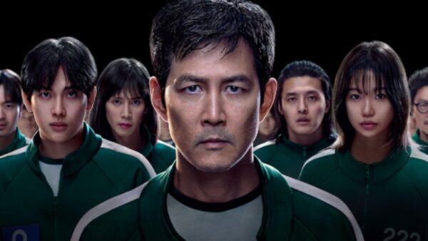 Η αφίσα του Squid Game στο Netflix.