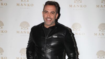 Ο Στέφανος Κωνσταντινίδης σε δημόσια έξοδό του.