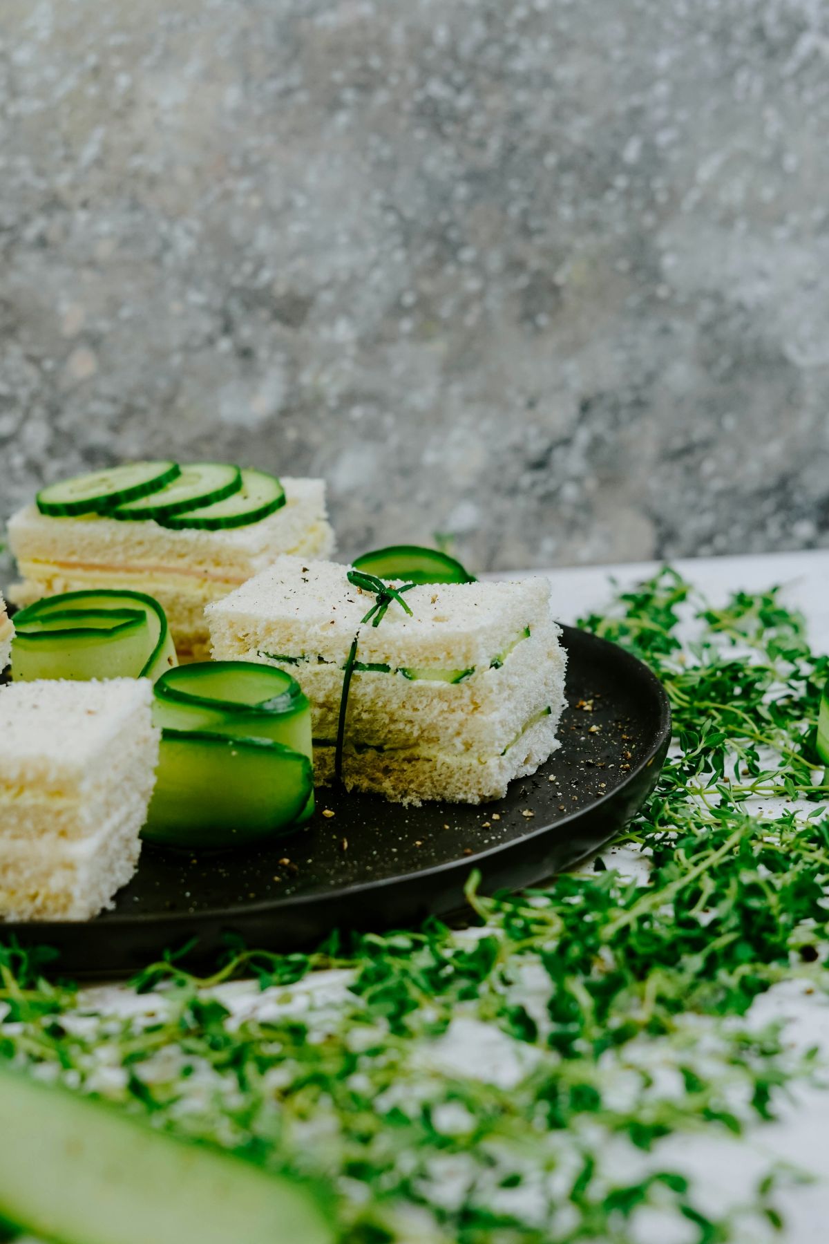 Τοστ με αγγούρι