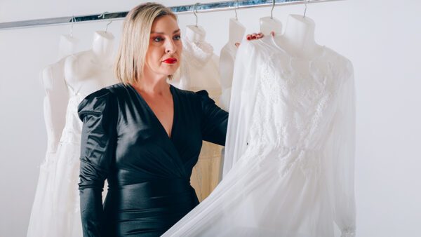 Η Αθηνά Τρανούλη στον Οίκο Νυφικών Tranoulis