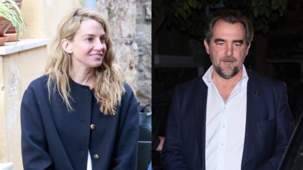 Η Βαρδινογιαννη με τον Ντε Γκρες στο pre wedding party