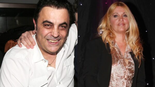 Ο Χάρης Ακριτίδης και η Σαμπρίνα.