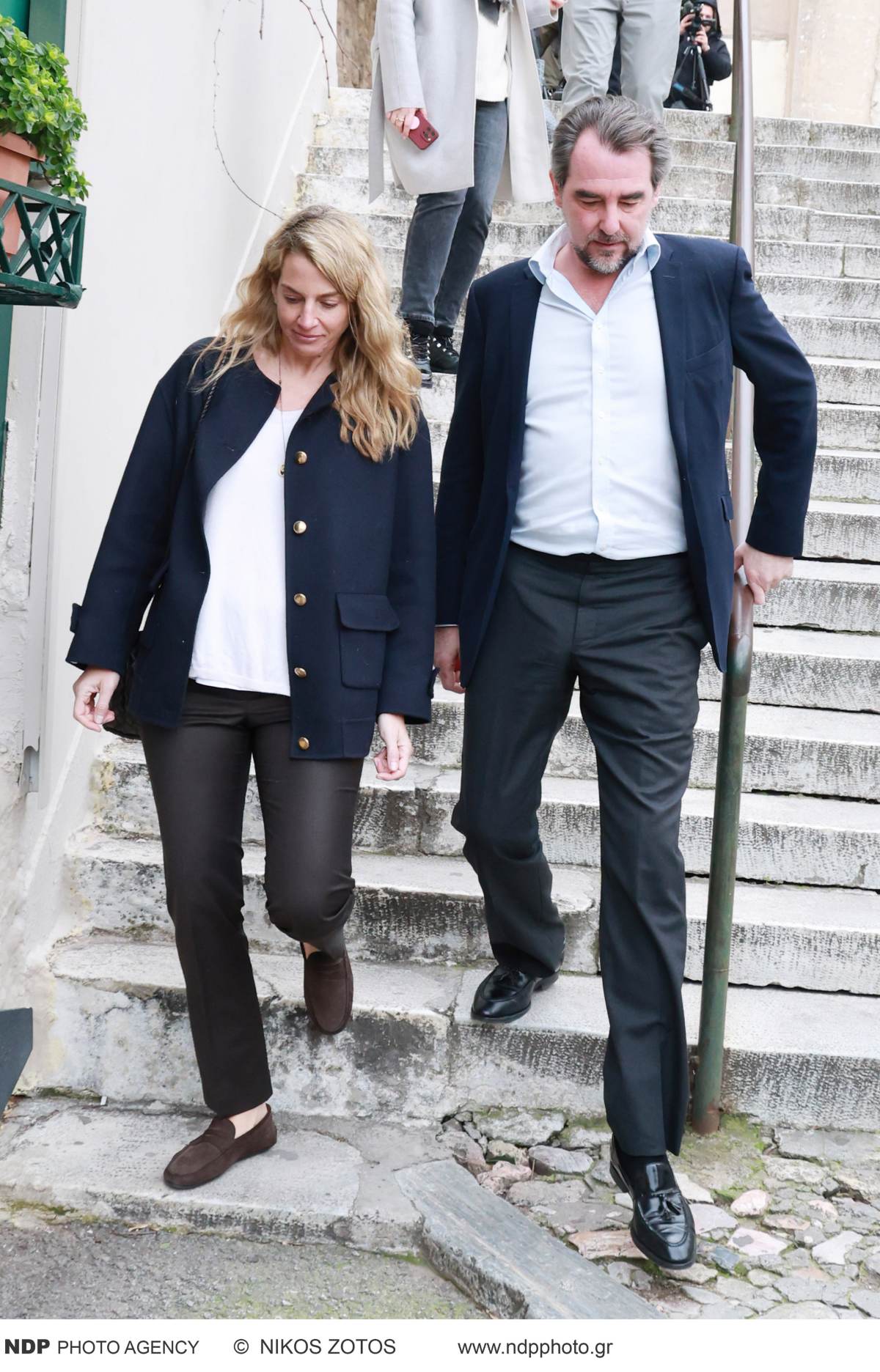 Η Βαρδινογιάννη με τον Νικόλαο Ντε Γκρες