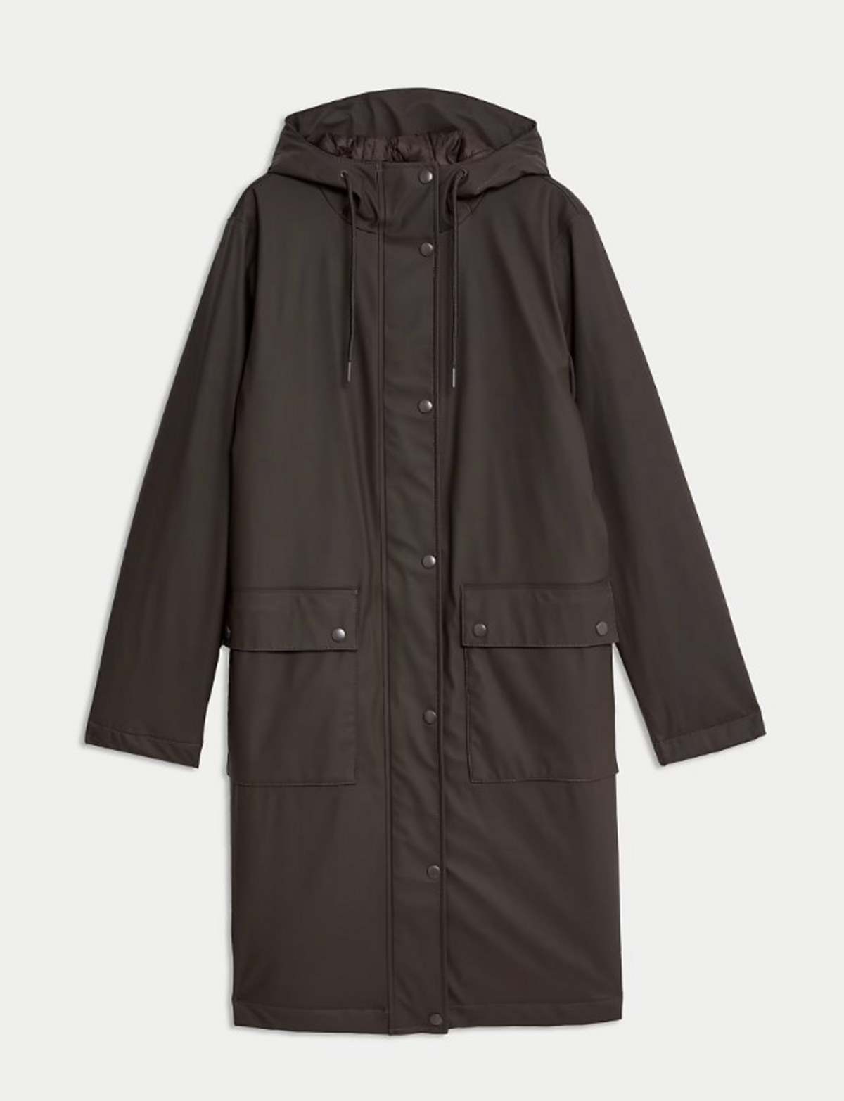 μακρύ καφέ αδιάβροχο marks and spencer