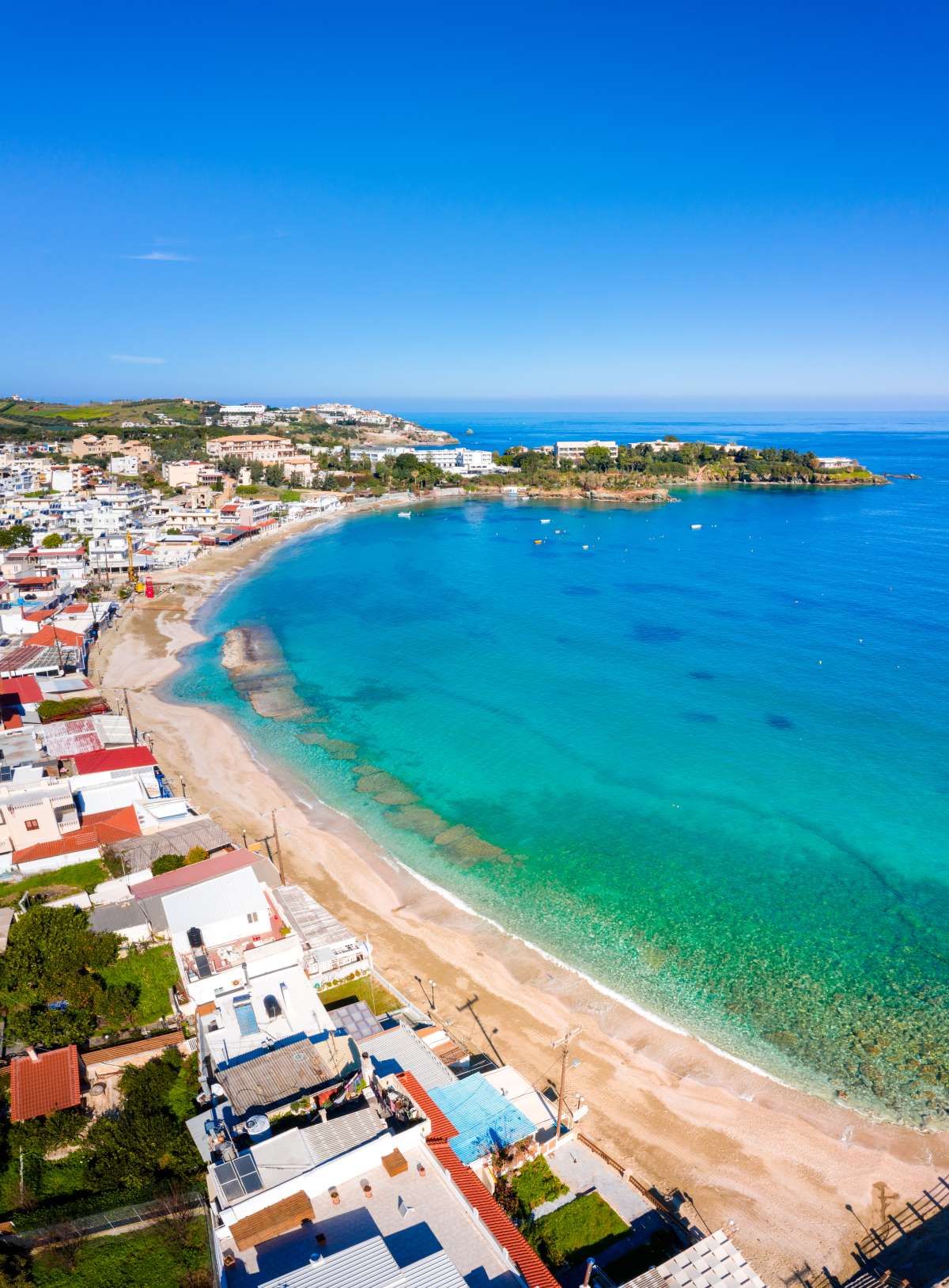 H παραλία της Αγίας Πελαγίας στο Ηράκλειο Κρήτης