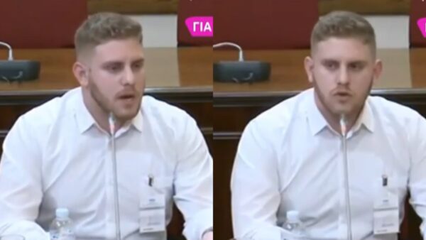 Ο Ανδρέας Αλικανιώτης στην βουλή