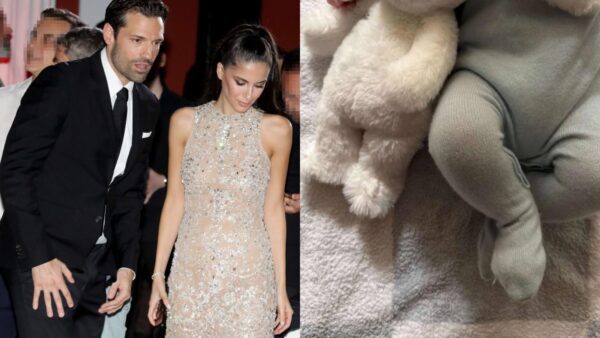 Ο Κωνσταντίνος Αργυρός η Αλεξάνδρα Νίκα και δίπλα το μωράκι τους