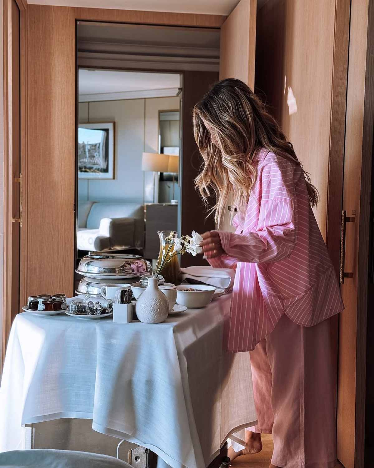 Η ανάρτηση της Αθηνάς Οικονομάκου με τον Μπρούνο Τσερέλα στο Instagram