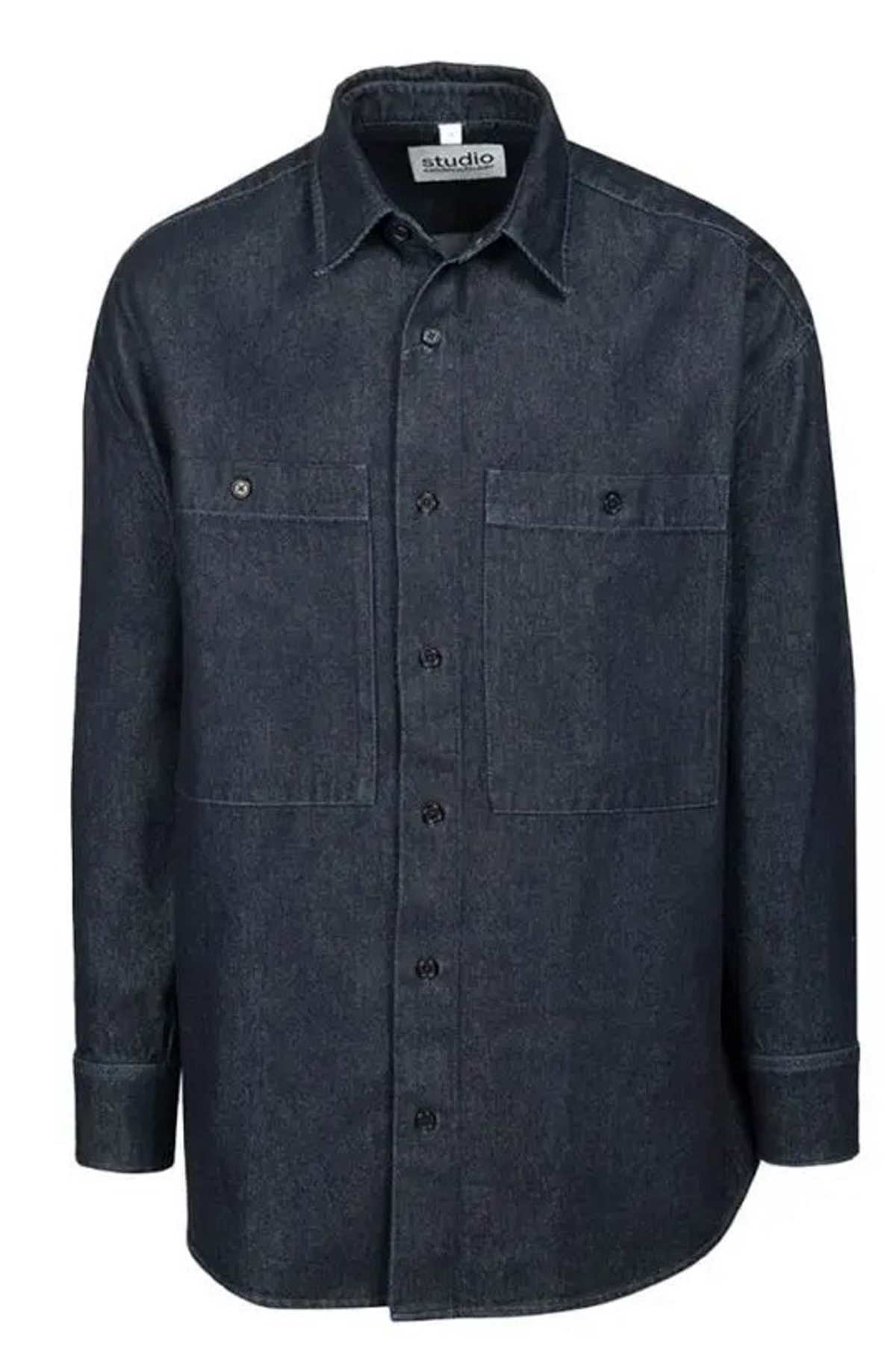 τζιν σκούρο πουκάμισο clodist