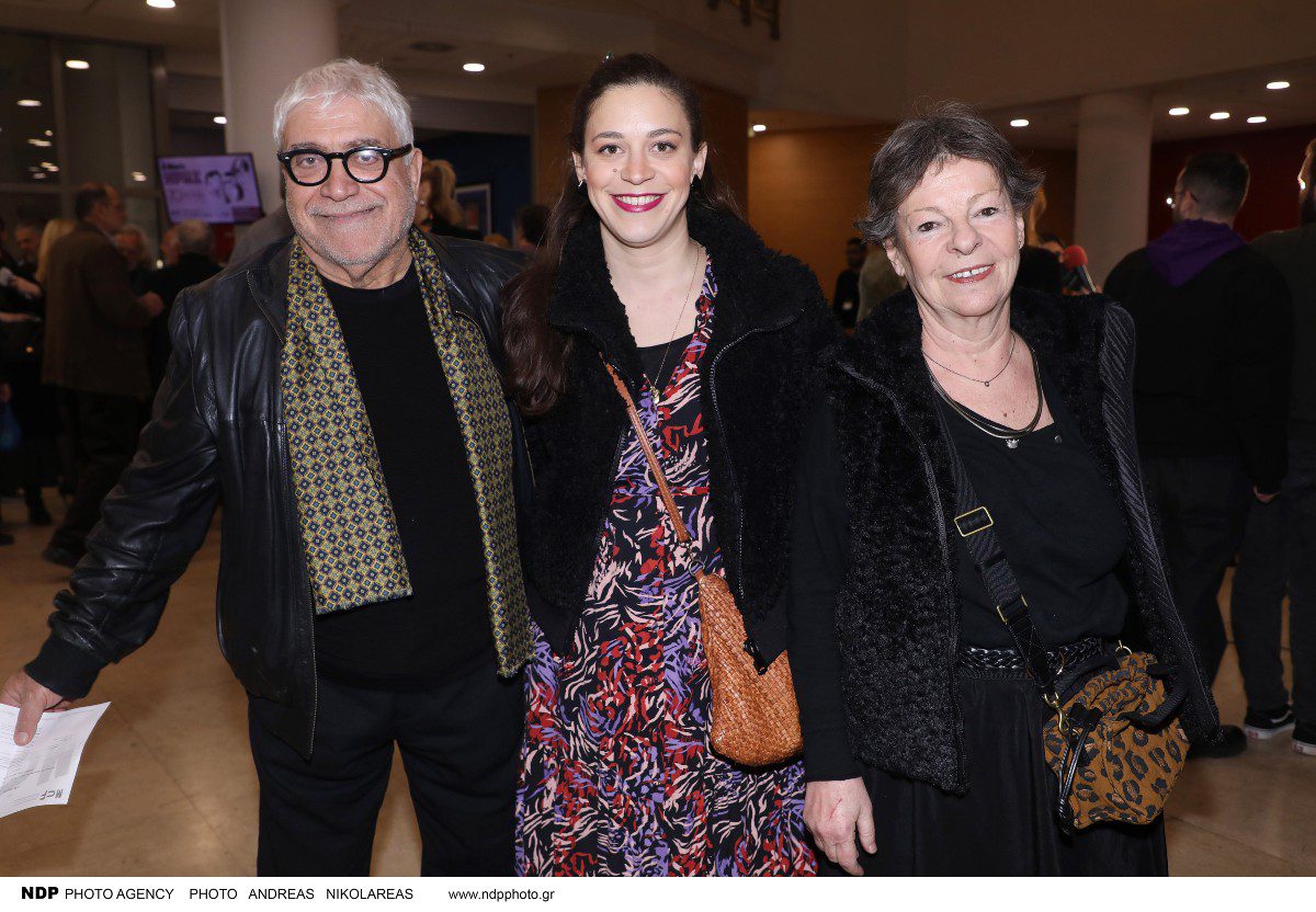 Ο Δημήτρης Πιατάς με την σύζυγο και την κόρη του