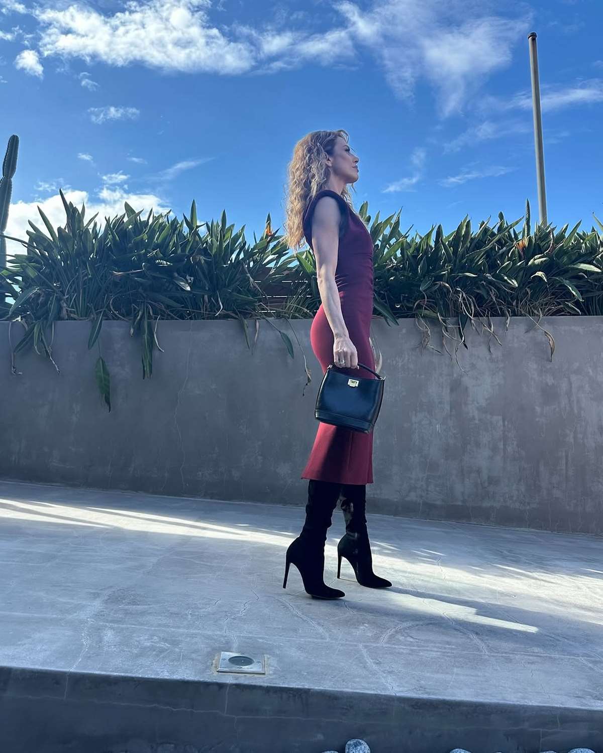 Με τσάντα Mango η Ντορέττα Παπαδημητρίου σε έξοδό της