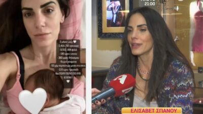 Η Ελισάβετ Σπανού στην κάμερα του Happy Day