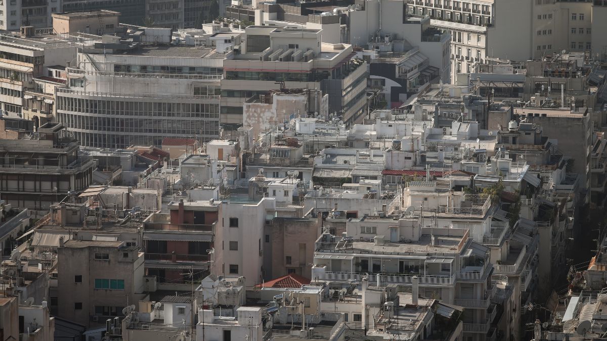 Πανοραμική φωτογραφία από το κέντρο της Αθήνας