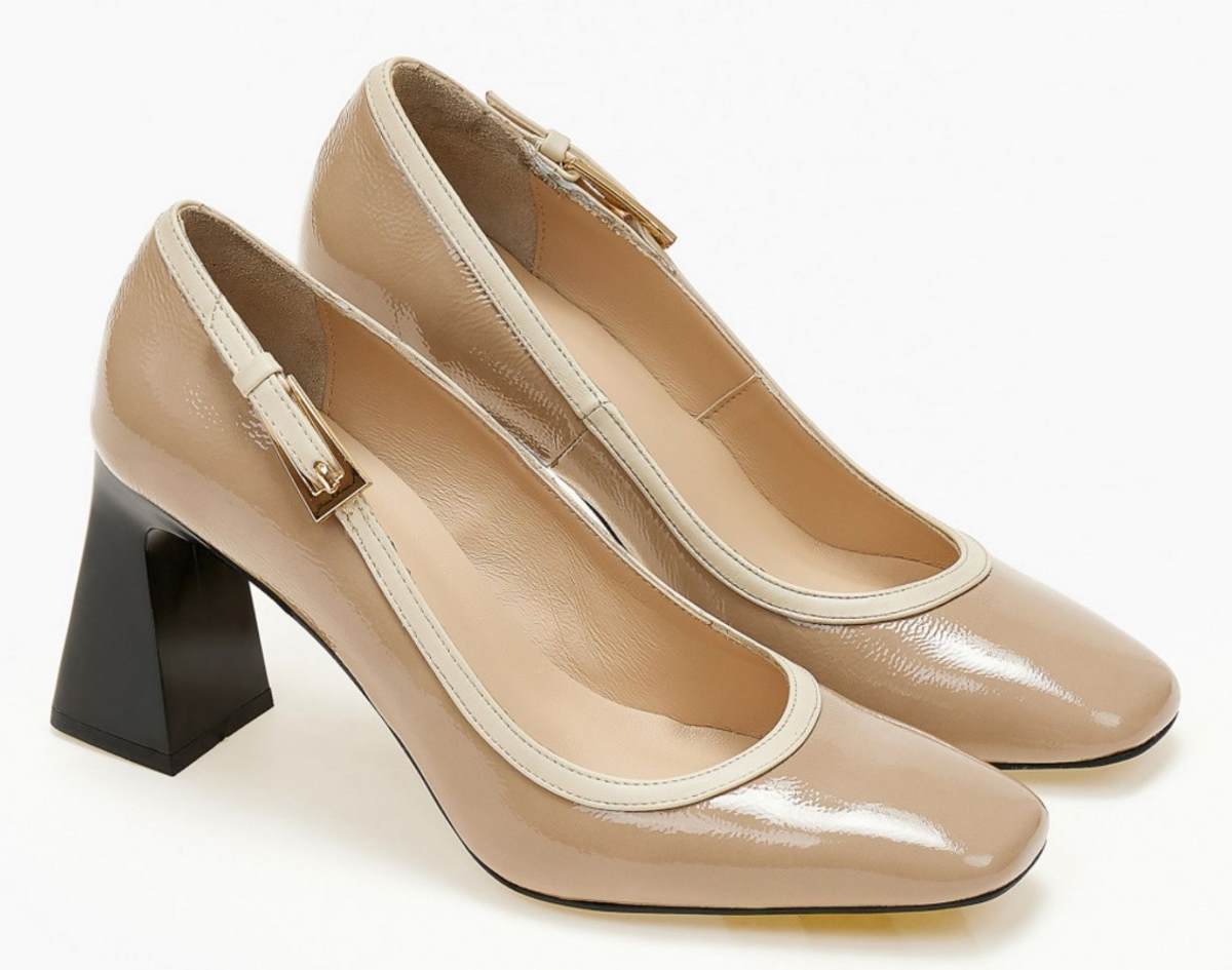 nude γόβες dore shoes