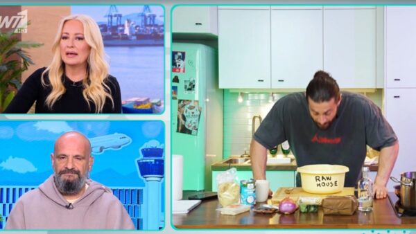 Η Γραμμέλη και ο Μπάκας σχολιάζουν τον Βασάλο στο πρωινό.