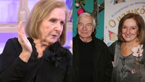 Η Κάρμεν Ρουγγέρη μιλά για τον σύζυγό της.