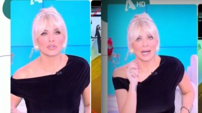 Η Κατερίνα Καινούργιου στο πλατό του Super Κατερίνα