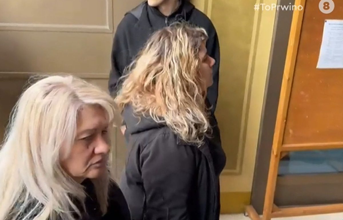 Η οικογένεια Πισπιρίγκου στην κηδεία του Αλέξη Κούγια